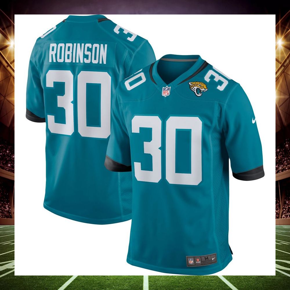 James Robinson Jacksonville Jaguars Teal Football Jersey - LIMITED EDITION 4 james robinson jacksonville jaguars teal football jersey 4 727