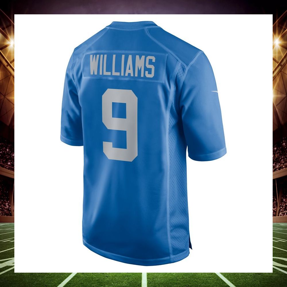 Jameson Williams Detroit Lions Blue Football Jersey - LIMITED EDITION 3 jameson williams detroit lions blue football jersey 3 202