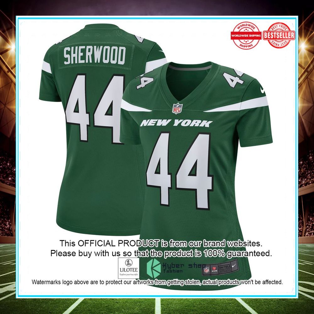 jamien sherwood new york jets gotham green football jersey 1 787