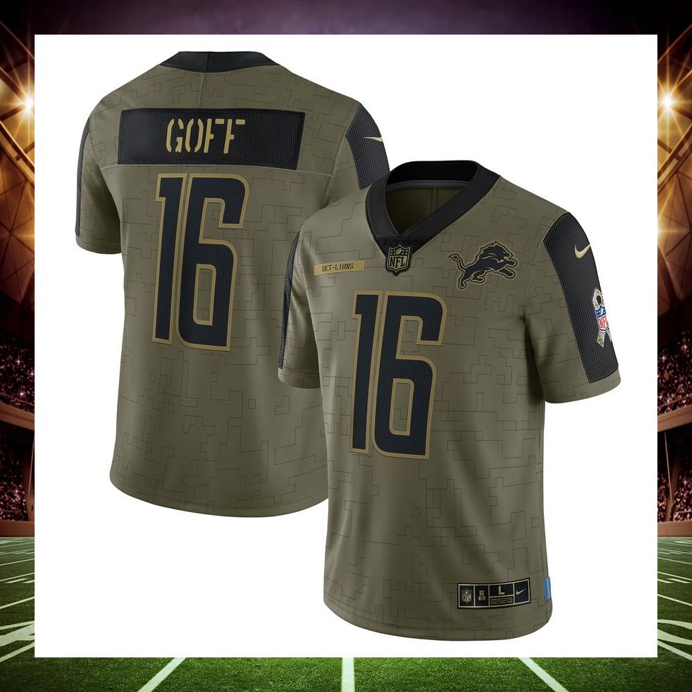 jared goff detroit lions 2021 salute to service limited olive football jersey 4 802