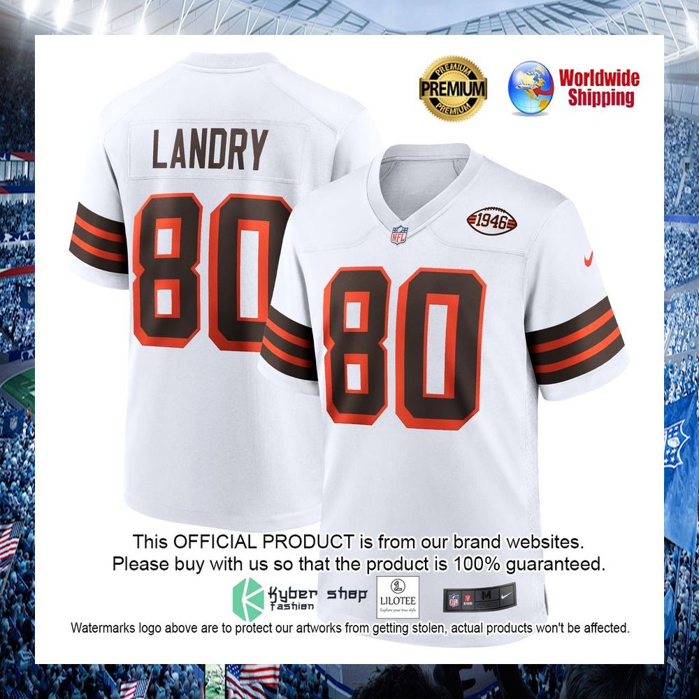 jarvis landry cleveland browns nike 1946 collection alternate white football jersey 1 953