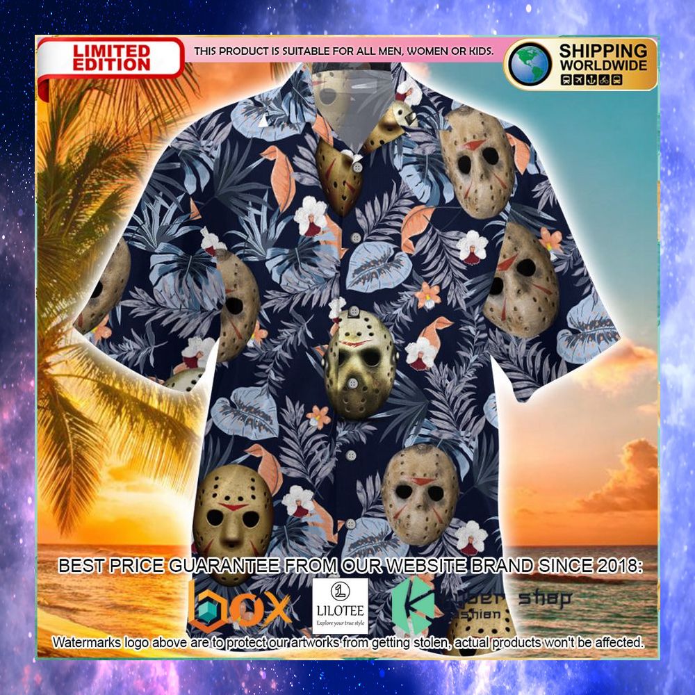 jason voorhees mask hawaiian shirt 1 666