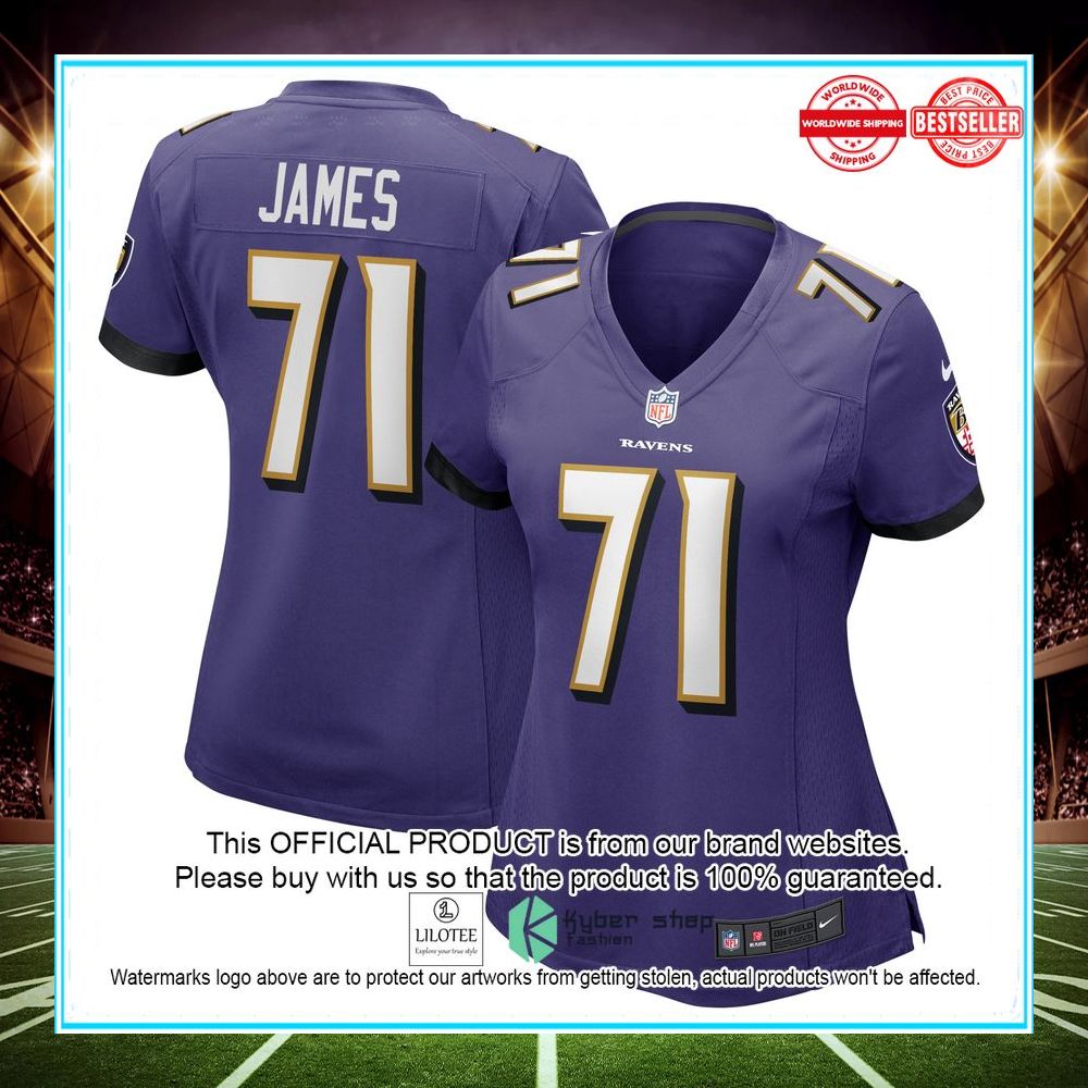 jawuan james baltimore ravens nike purple football jersey 1 511