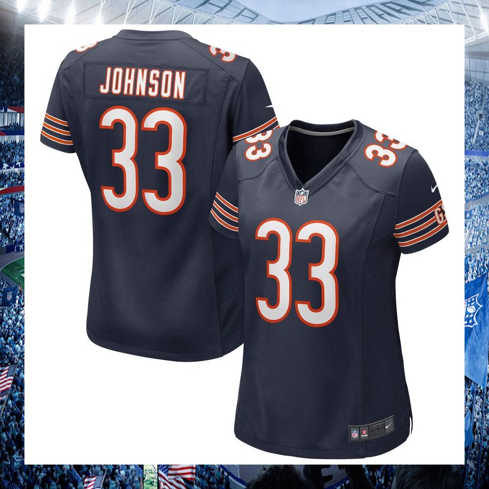 jaylon johnson chicago bears nike womens navy football jersey 1 565