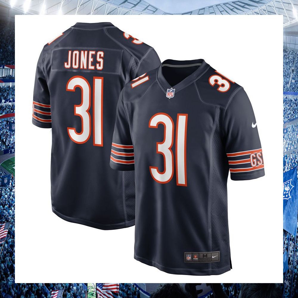 jaylon jones chicago bears nike navy football jersey 1 792