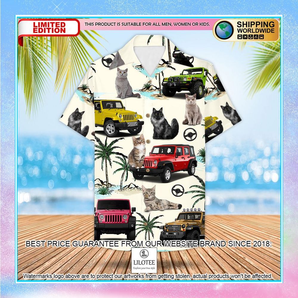 jeep cat hawaiian shirt 2 376