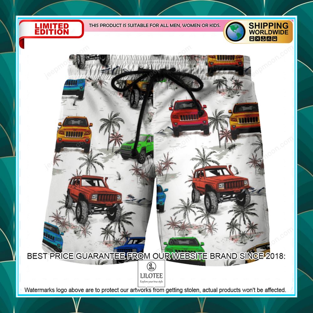 Jeep Cherokee Ocean Hawaiian Shirt, Shorts - LIMITED EDITION 11 jeep cherokee ocean hawaiian shirt shorts 5 415