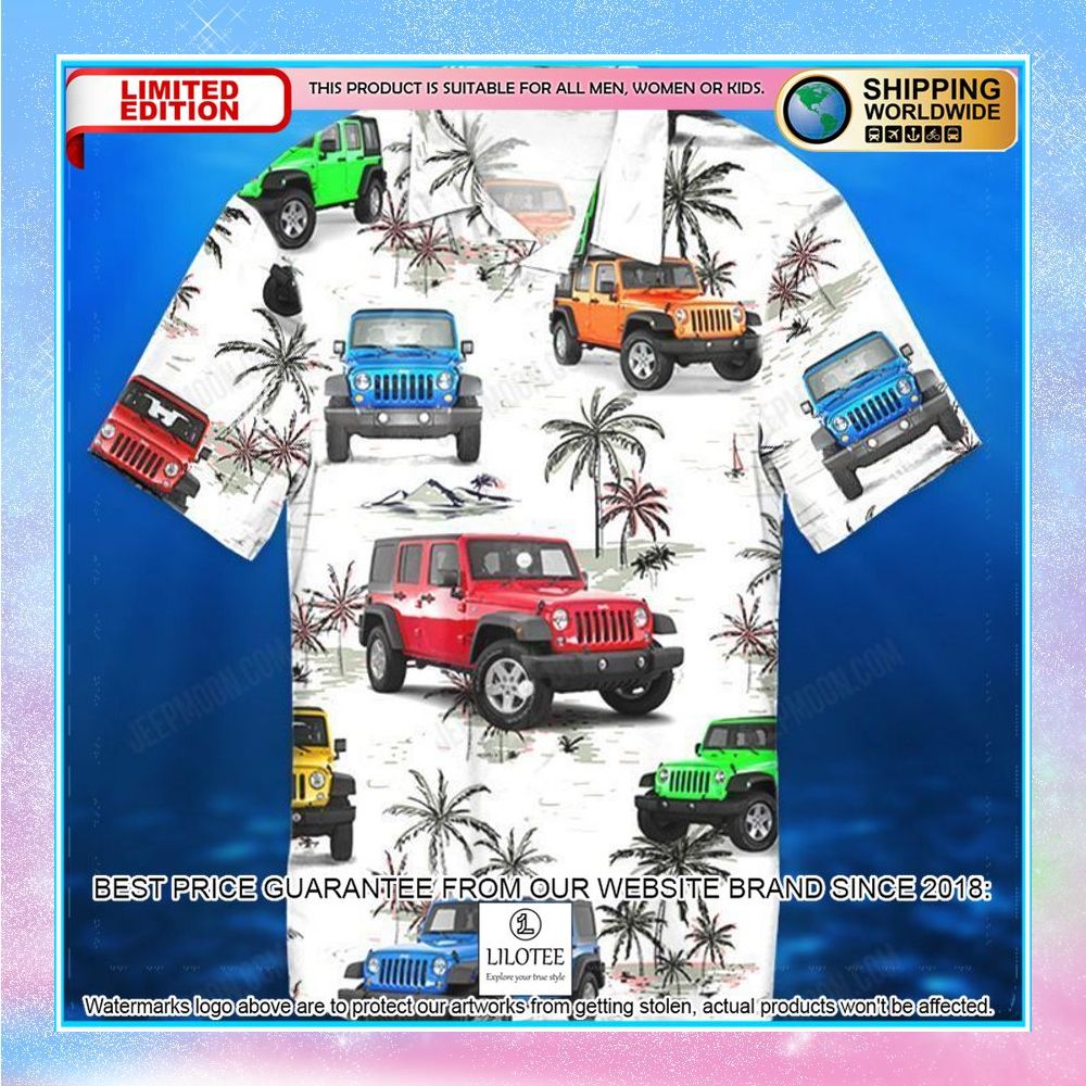 jeep wrangler jku ocean hawaiian shirt shorts 2 811