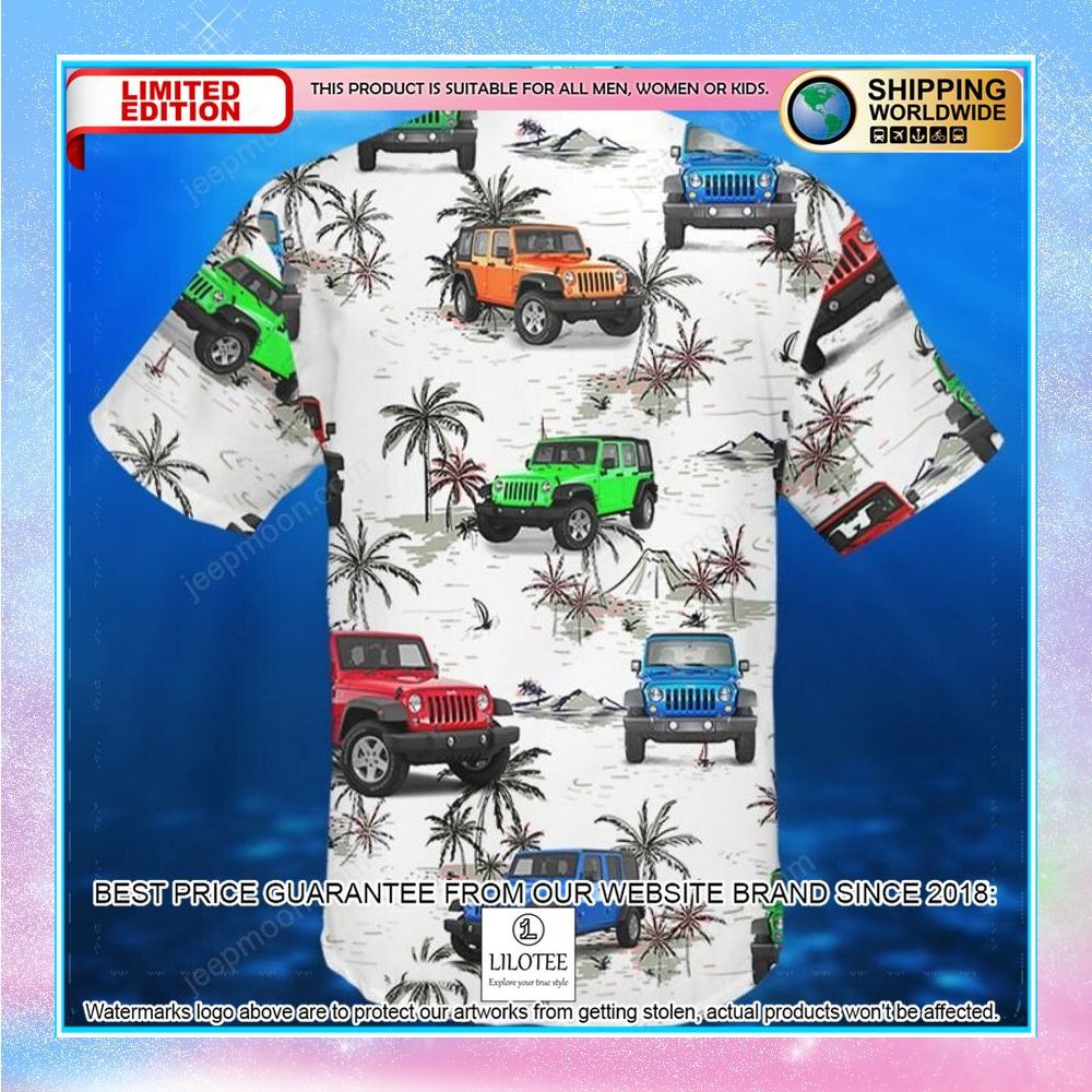 Jeep Wrangler JKU Ocean Hawaiian Shirt, Shorts - LIMITED EDITION 3 jeep wrangler jku ocean hawaiian shirt shorts 3 869