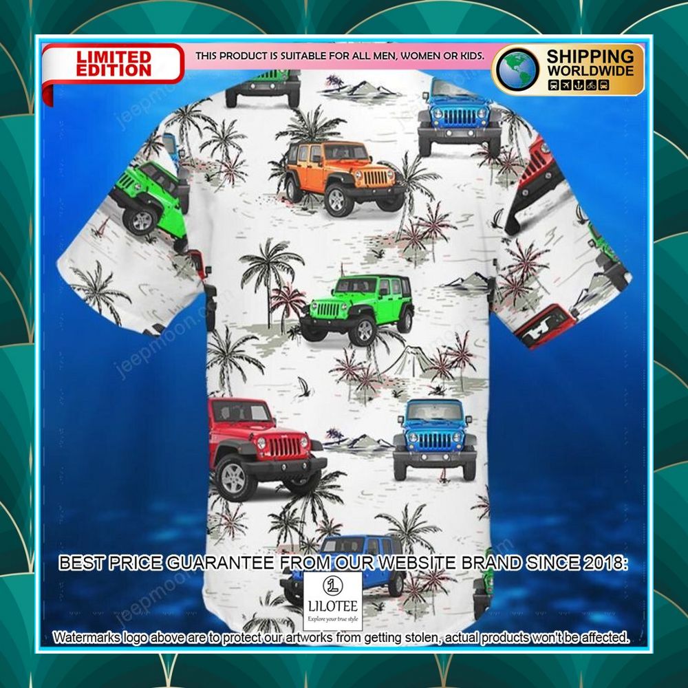 Jeep Wrangler JKU Ocean Hawaiian Shirt, Shorts - LIMITED EDITION 8 jeep wrangler jku ocean hawaiian shirt shorts 3 918