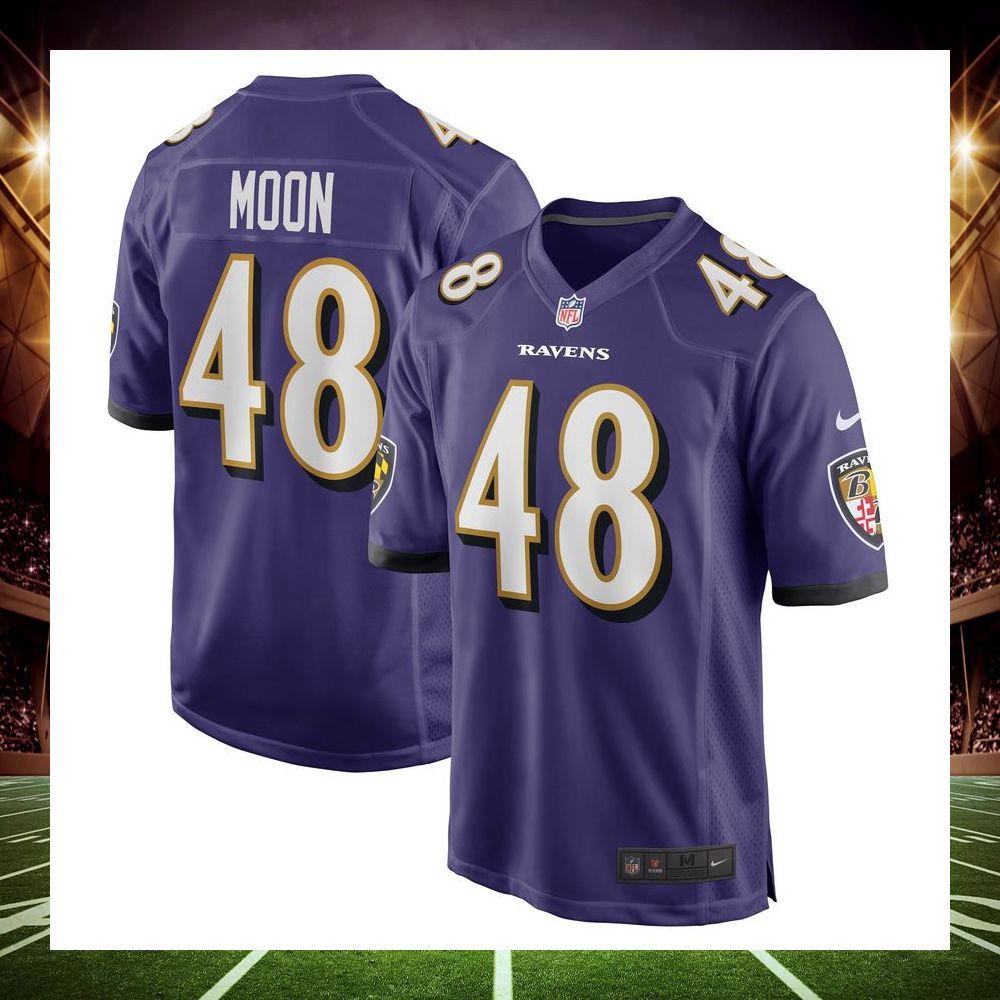 Jeremiah Moon Baltimore Ravens Purple Football Jersey - LIMITED EDITION 4 jeremiah moon baltimore ravens purple football jersey 4 944