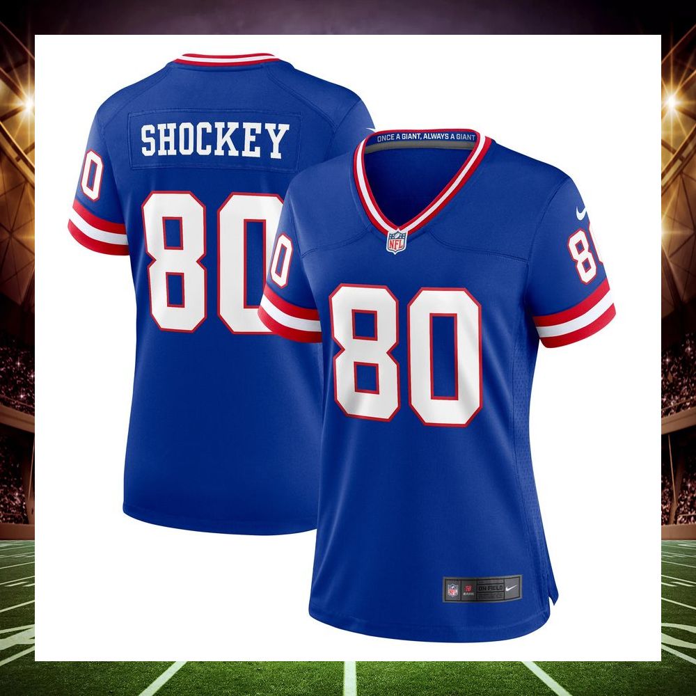 jeremy shockey new york giants classic retired royal football jersey 1 403