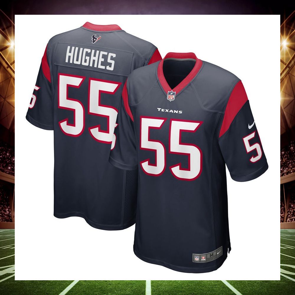 jerry hughes 55 houston texans navy football jersey 1 509