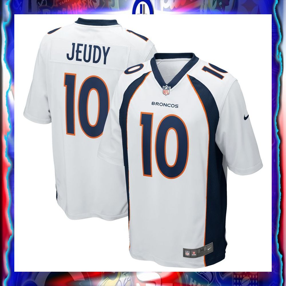 Jerry Jeudy Denver Broncos White Football Jersey 5 jerry jeudy denver broncos white football jersey 1 785