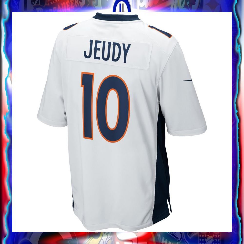 Jerry Jeudy Denver Broncos White Football Jersey 7 jerry jeudy denver broncos white football jersey 3 201