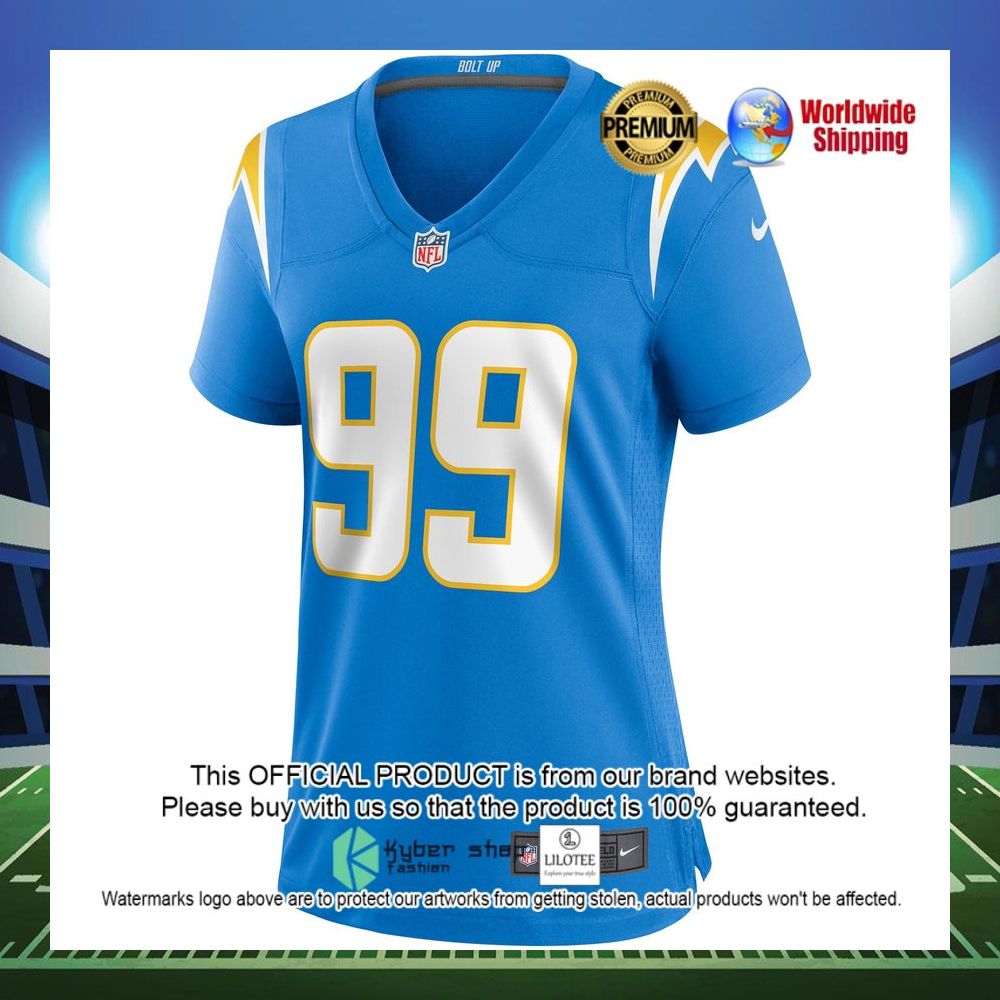 jerry tillery los angeles chargers nike womens game powder blue football jersey 2 335