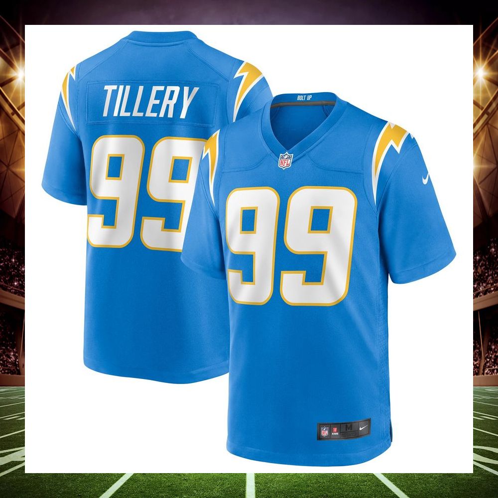 jerry tillery los angeles chargers powder blue football jersey 1 700