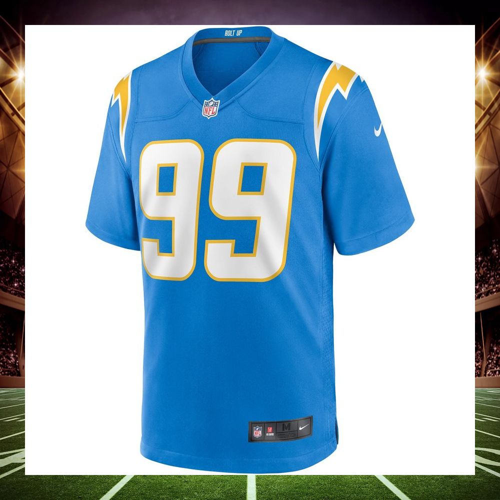 jerry tillery los angeles chargers powder blue football jersey 2 30