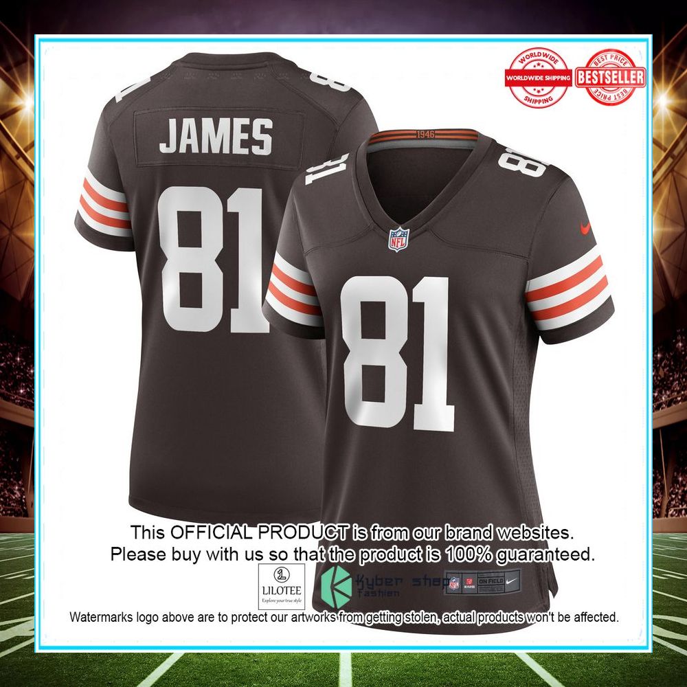 jesse james cleveland browns nike womens game player brown football jersey 1 992