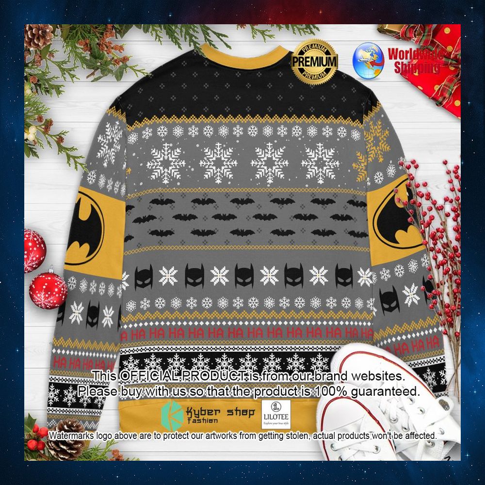 jingle bells batman smells joker and batman dc characters christmas sweater 2 525