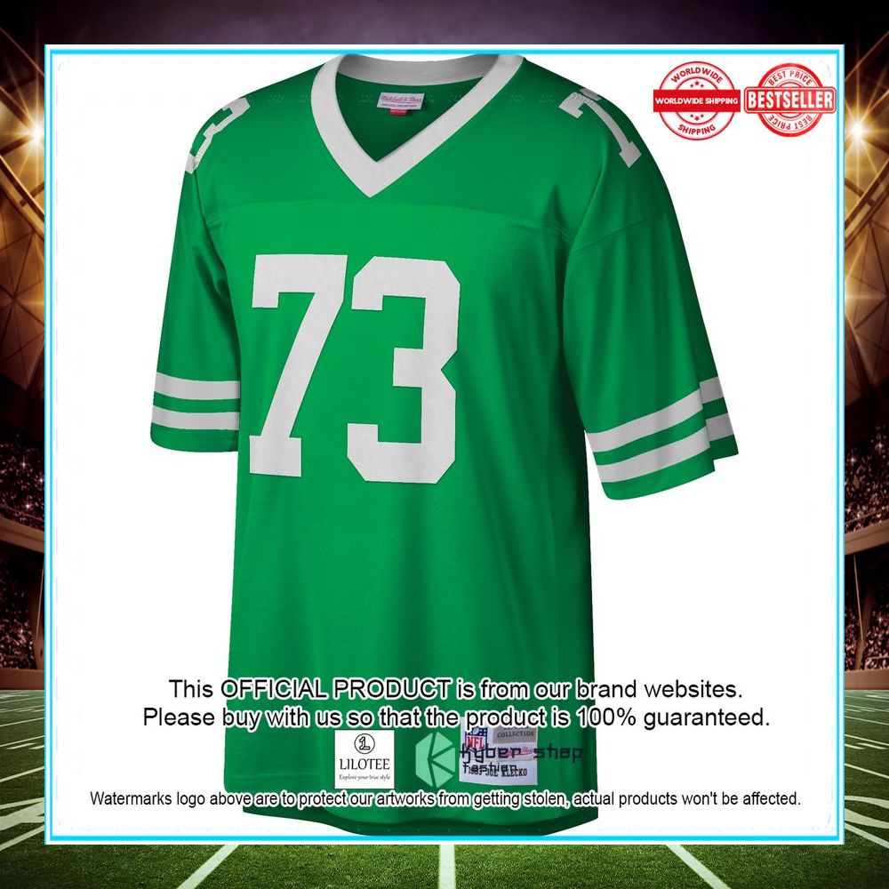 joe klecko new york jets mitchell ness retired player legacy replica green football jersey 2 395