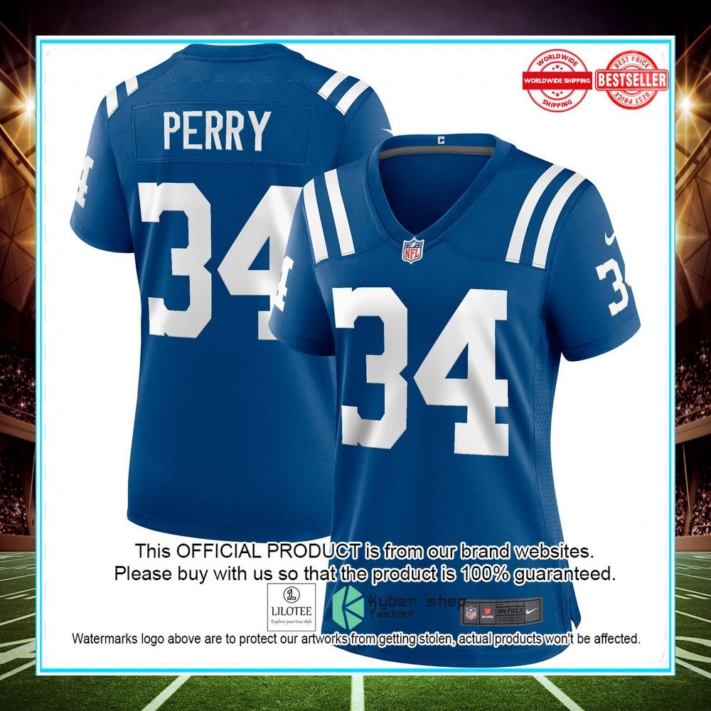 joe perry indianapolis colts nike womens game retired player royal football jersey 1 298