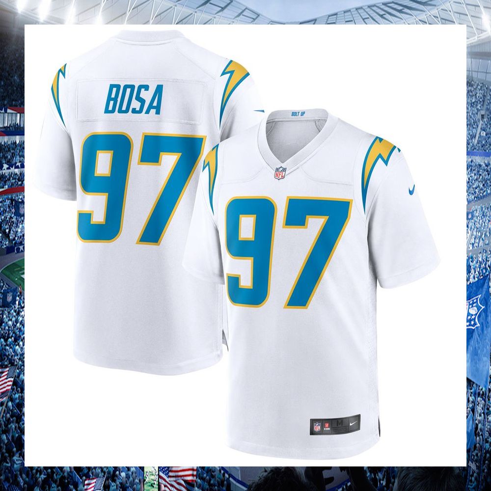 joey bosa los angeles chargers nike white football jersey 1 878
