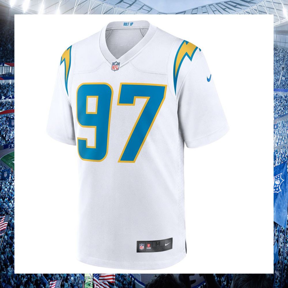 joey bosa los angeles chargers nike white football jersey 2 904