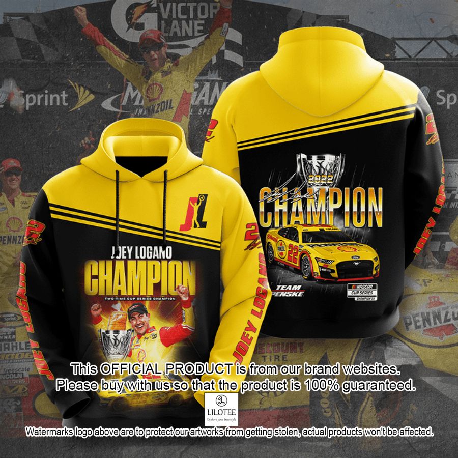 joey logano team penske champion 2022 shirt hoodie 1 206