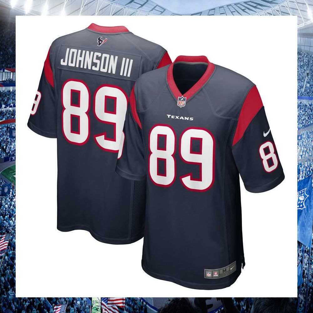 johnny johnson iii houston texans nike navy football jersey 1 304