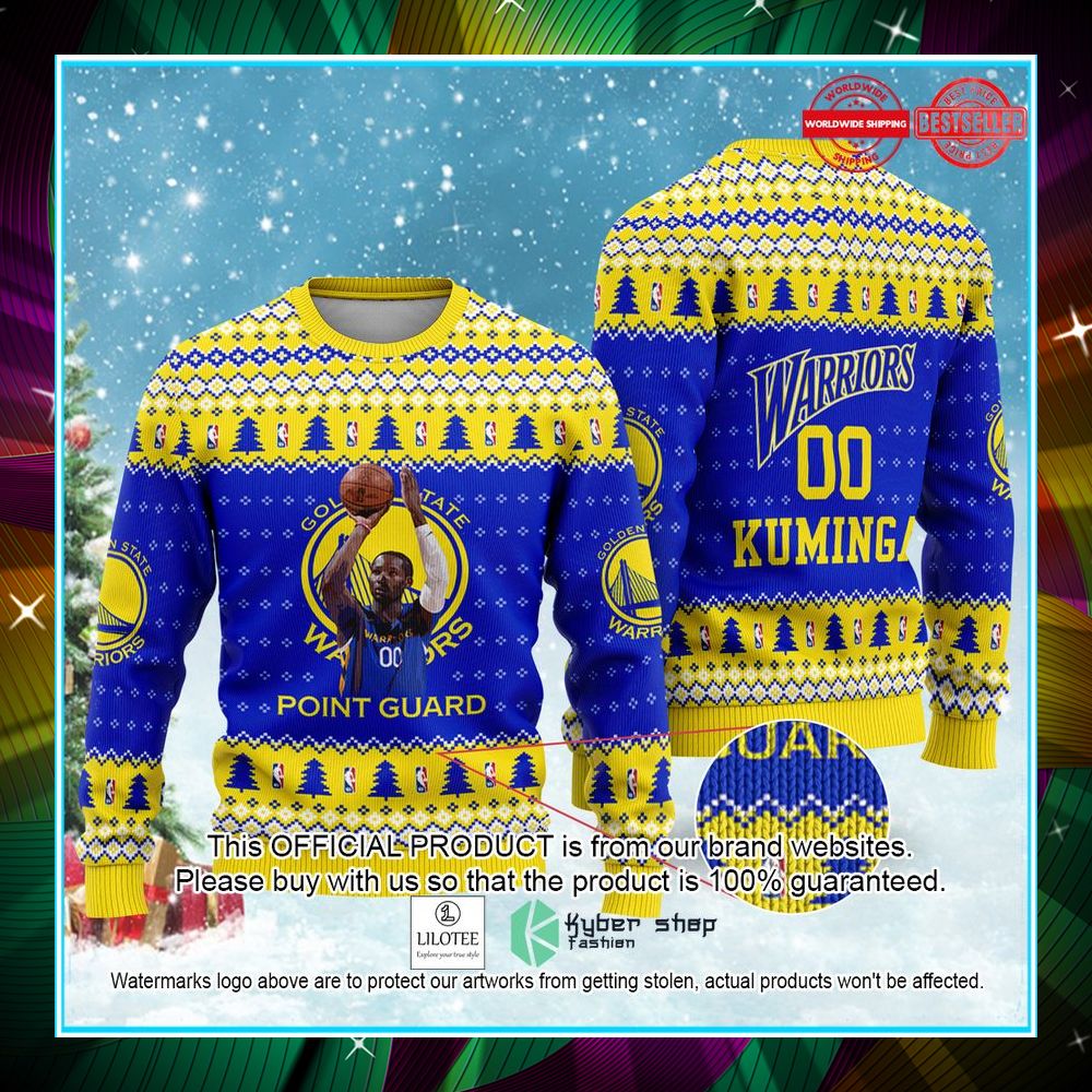 Jonathan Kuminga Golden States Warriors NBA Christmas Sweater - LIMITED EDITION 3 jonathan kuminga golden states warriors nba christmas sweater 1 357