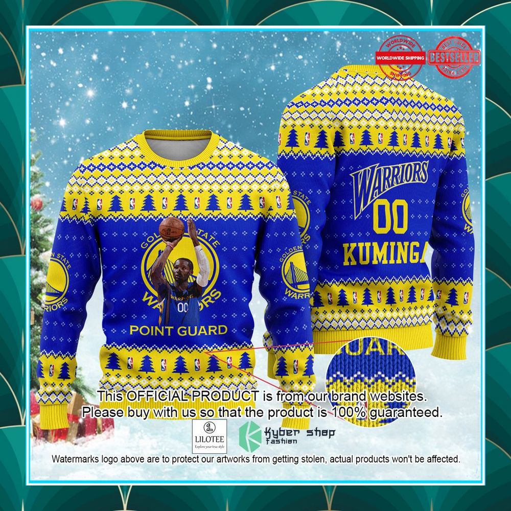 jonathan kuminga golden states warriors nba christmas sweater 1 433
