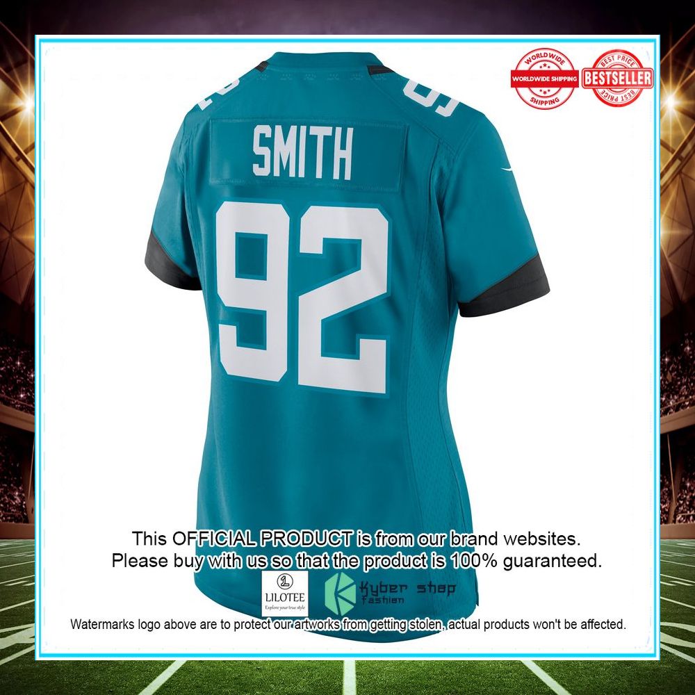 Jordan Smith Jacksonville Jaguars Teal Football Jersey - LIMITED EDITION 3 jordan smith jacksonville jaguars teal football jersey 3 615