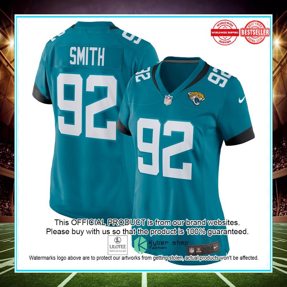 Jordan Smith Jacksonville Jaguars Teal Football Jersey - LIMITED EDITION 4 jordan smith jacksonville jaguars teal football jersey 4 503
