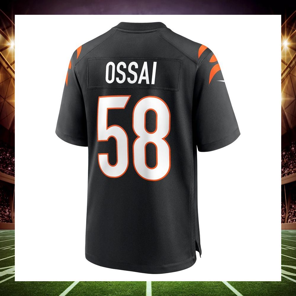 joseph ossai cincinnati bengals black football jersey 3 959