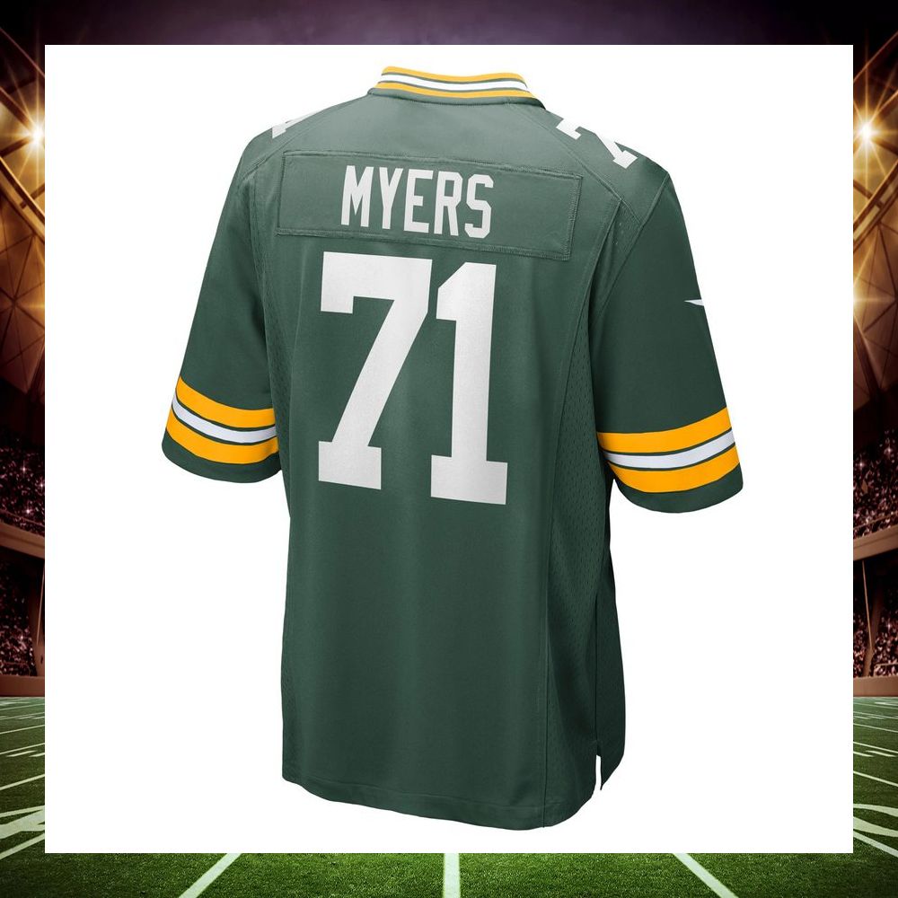 Josh Myers Green Bay Packers Green Football Jersey - LIMITED EDITION 3 josh myers green bay packers green football jersey 3 781