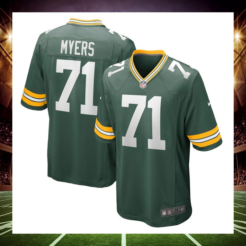 Josh Myers Green Bay Packers Green Football Jersey - LIMITED EDITION 4 josh myers green bay packers green football jersey 4 205