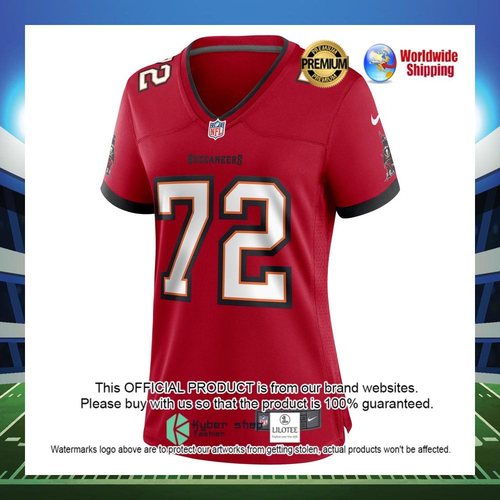 josh wells tampa bay buccaneers nike womens game red football jersey 2 765