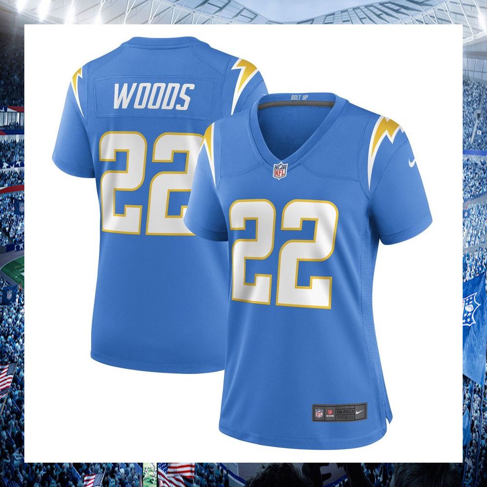 jt woods los angeles chargers nike womens powder blue football jersey 1 379