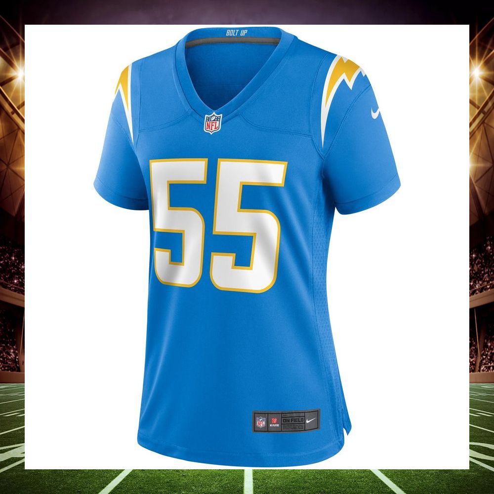 junior seau los angeles chargers football retired powder blue football jersey 2 133