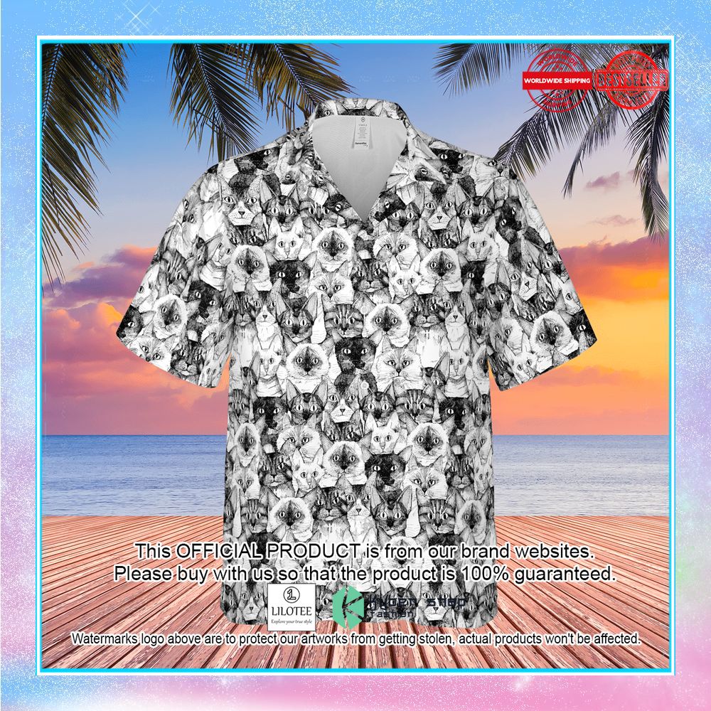 just cats hawaiian shirt 2 356