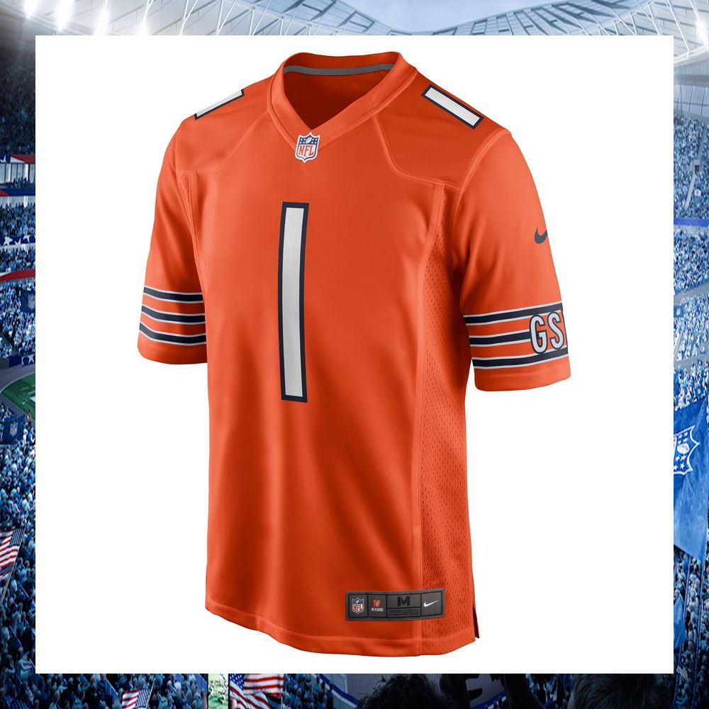 justin fields chicago bears nike alternate orange football jersey 2 172