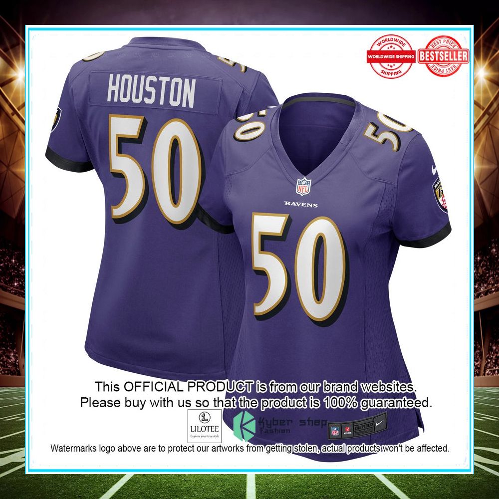 justin houston baltimore ravens purple football jersey 1 840