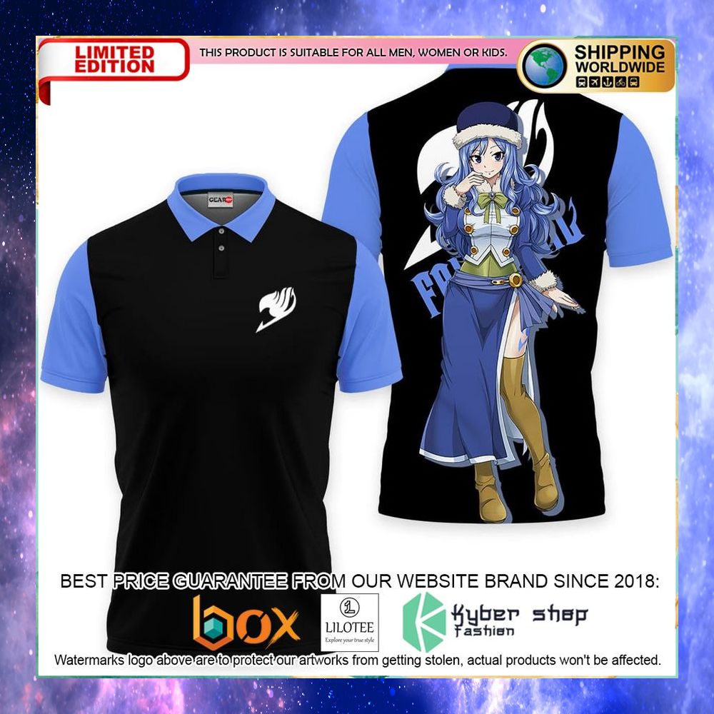 juvia lockser fairy tail anime polo shirt 1 100