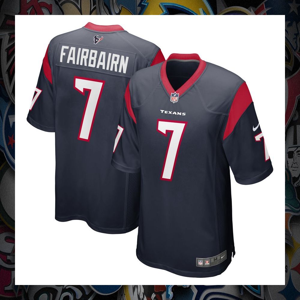 Ka'imi Fairbairn Houston Texans Navy Football Jersey 4 kaimi fairbairn houston texans navy football jersey 4 550
