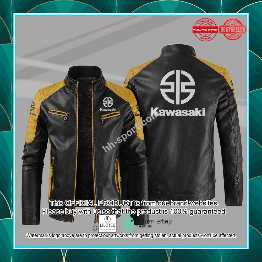 kawasaki motorcycles motor leather jacket 4 646