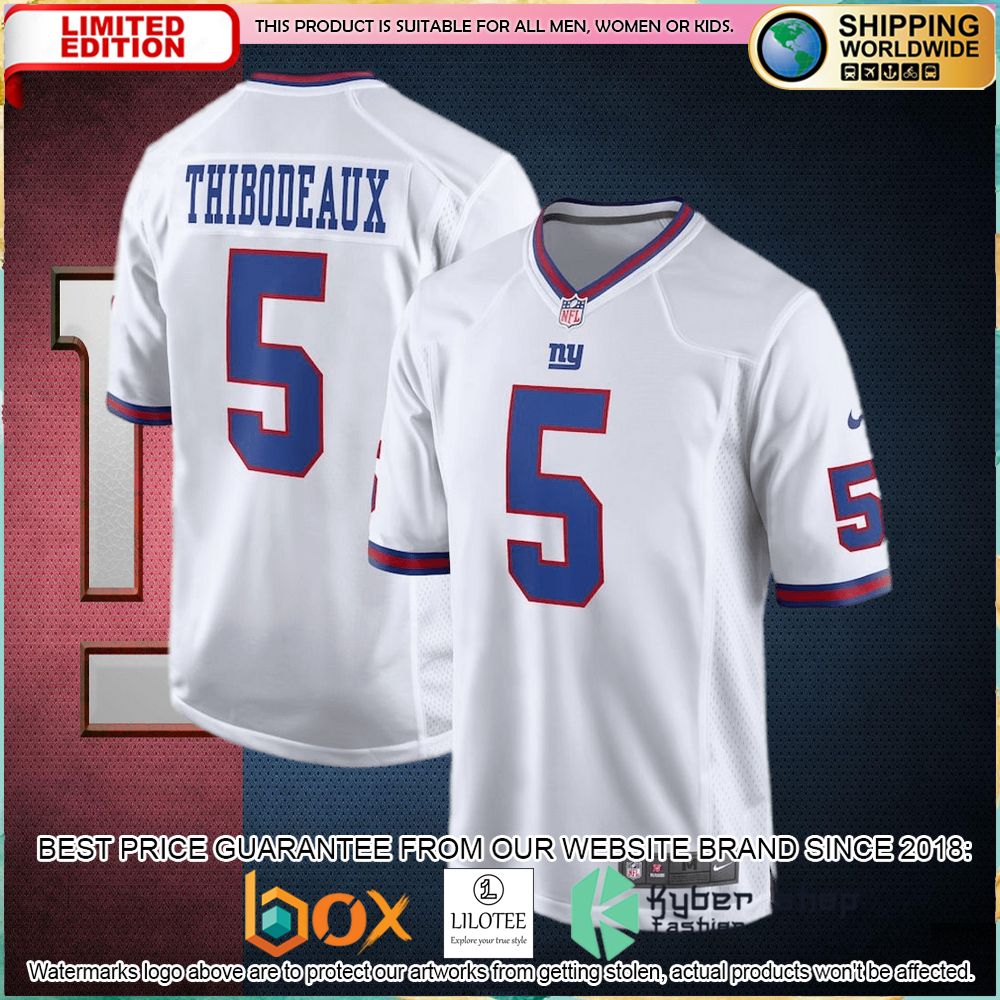 kayvon thibodeaux new york giants nike alternate white football jersey 1 697