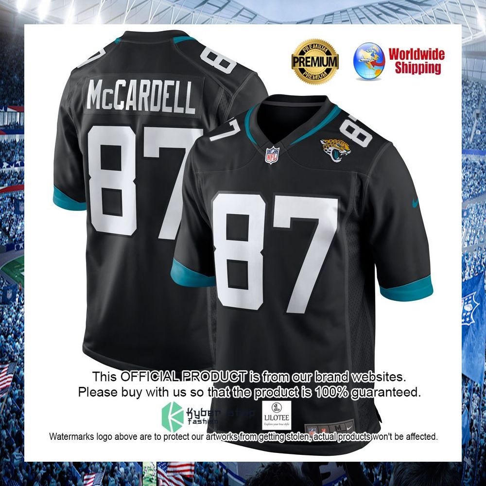 keenan mccardell jacksonville jaguars nike retired black football jersey 1 965