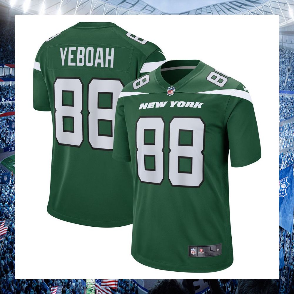 kenny yeboah new york jets nike gotham green football jersey 1 710