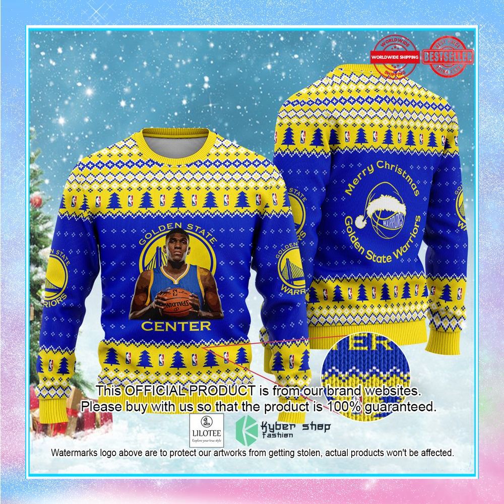kevon looney golden states warriors nba merry christmas christmas sweater 1 890
